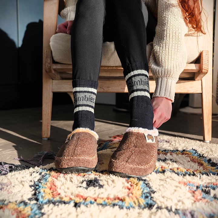 GUM Crew Sock - Women's - Black & Blue